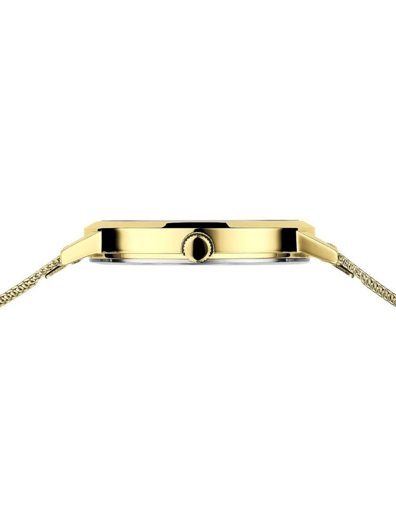 Bering Golden Signature 13434-334-GWP Damen Armbanduhr Gold • Saphirglas • Milanaise-Set