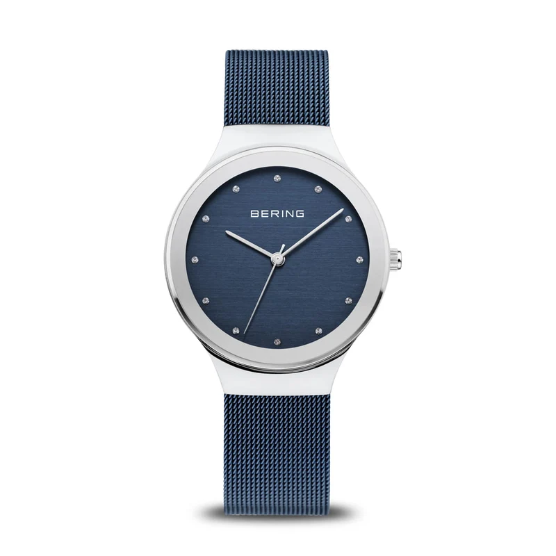 Bering Classic 12934-307 Damenuhr Silber • Saphirglas • Milanaise-Armband