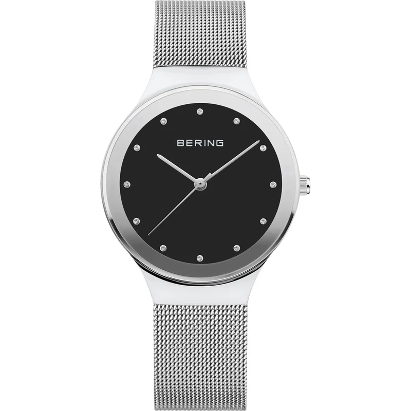 Bering Classic 12934-002 Damen Armbanduhr Schwarz • Saphirglas • Skandinavisches Design
