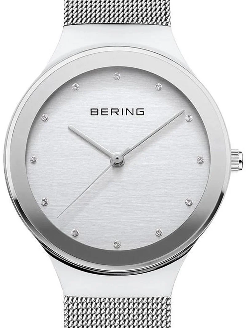 Bering Classic 12934-000 Damen Armbanduhr Silber • Saphirglas • Milanaise-Armband