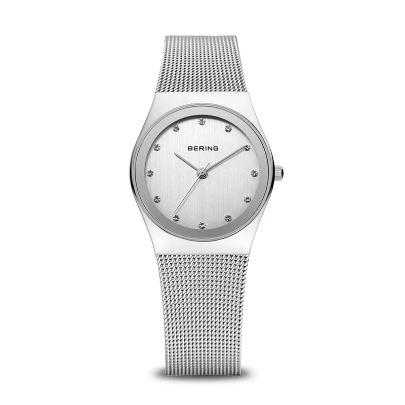 Bering Classic 12927-000 Damenuhr Silber • Saphirglas • Milanaise-Armband