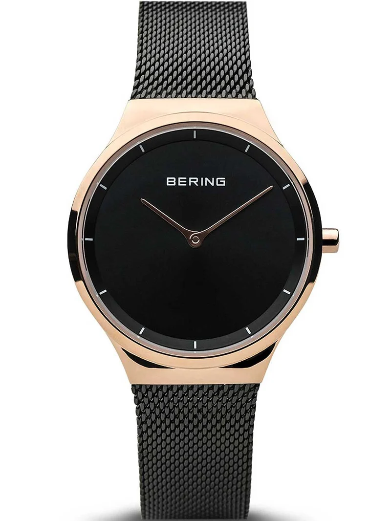 Bering Classic 12131-162 Damenuhr Grau • Saphirglas • Milanaise-Armband
