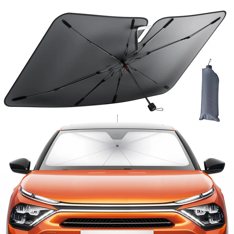 Opvouwbare Voorruit Zonwering Auto Parasol UV Bescherming Zonnescherm Warmte Reflectie Compacte Opslag | Sansoti