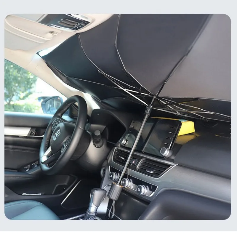Opvouwbare Voorruit Zonwering Auto Parasol UV Bescherming Zonnescherm Warmte Reflectie Compacte Opslag | Sansoti