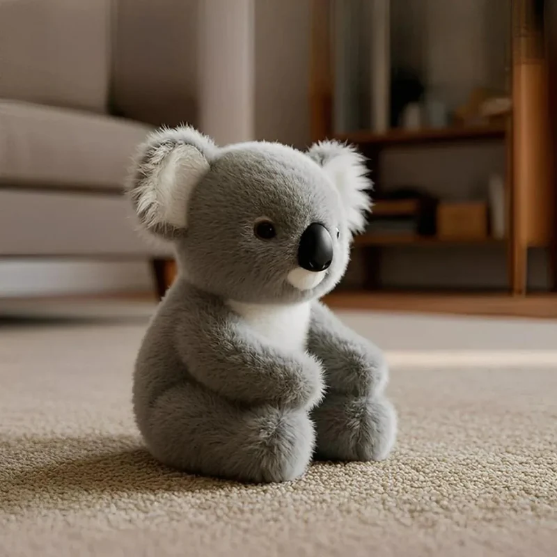 Pluche Koala Knuffel Grijs 30cm Rustgevend Kameraccessoire Kinderen Decoratief Slaapkamer Babykamer Zacht | Sansoti
