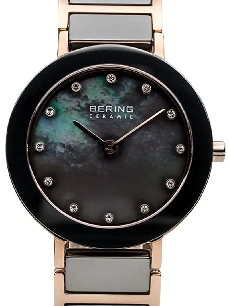 Bering Ceramic 11429-769 Damen Armbanduhr • Saphirglas • Roségold-Keramik-Design