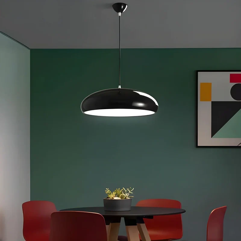 Hanglamp Metaal Acryl E26 Zwart Eettafel Kookeiland Design plafondlamp moderne pendellamp woonkamer keuken | Sansoti