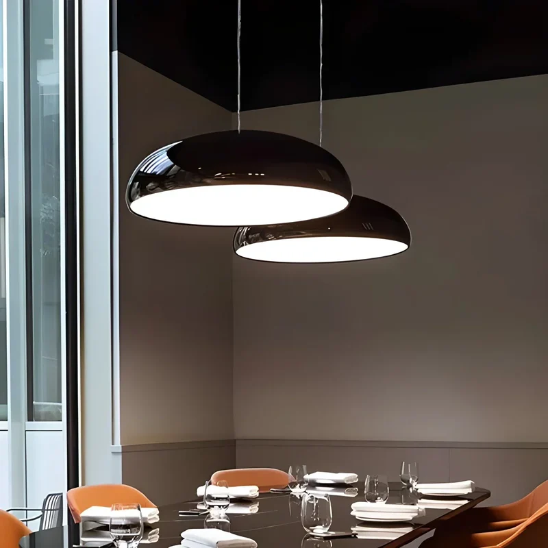 Hanglamp Metaal Acryl E26 Zwart Eettafel Kookeiland Design plafondlamp moderne pendellamp woonkamer keuken | Sansoti