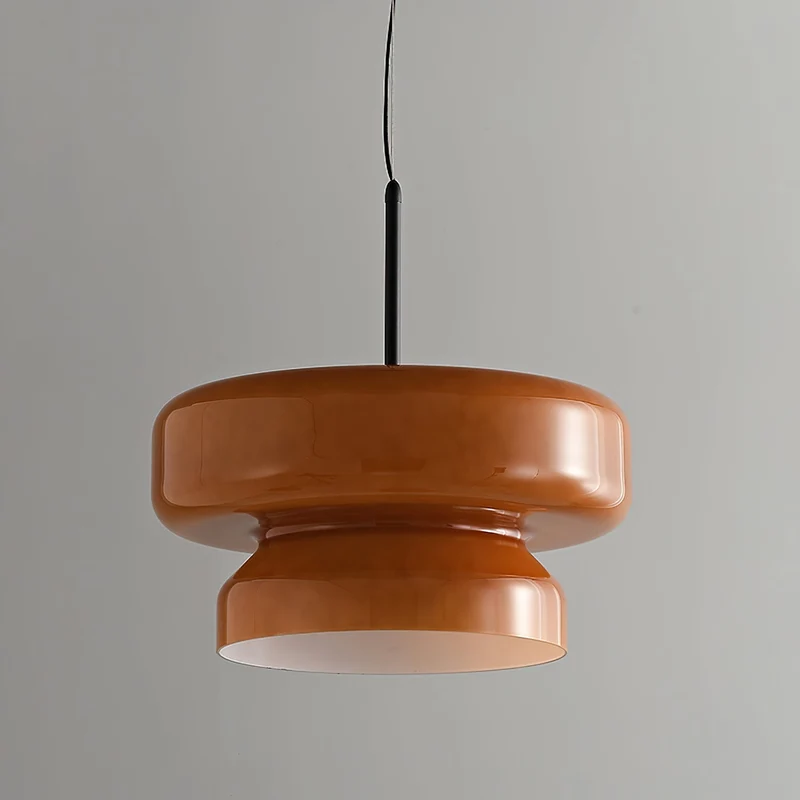 Hanglamp Glas Metaal LED Retro Bruin Eettafel Woonkamer Verstelbaar Snoer Design Verlichting Modern Interieur | Sansoti