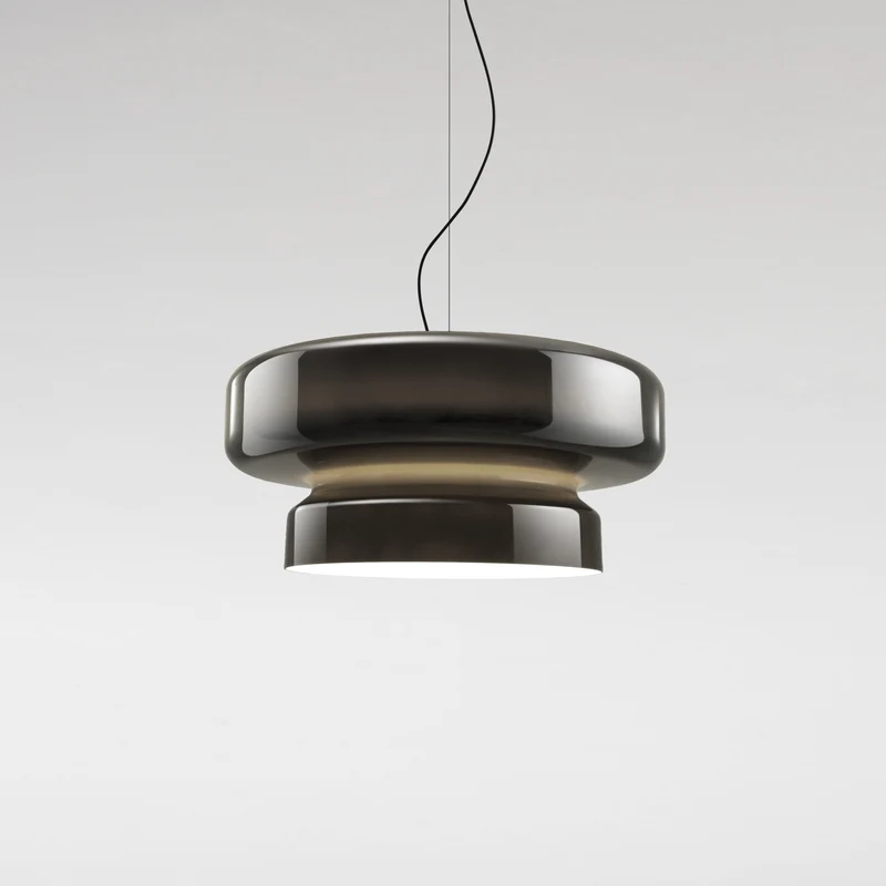 Hanglamp Glas Metaal LED Retro Bruin Eettafel Woonkamer Verstelbaar Snoer Design Verlichting Modern Interieur | Sansoti