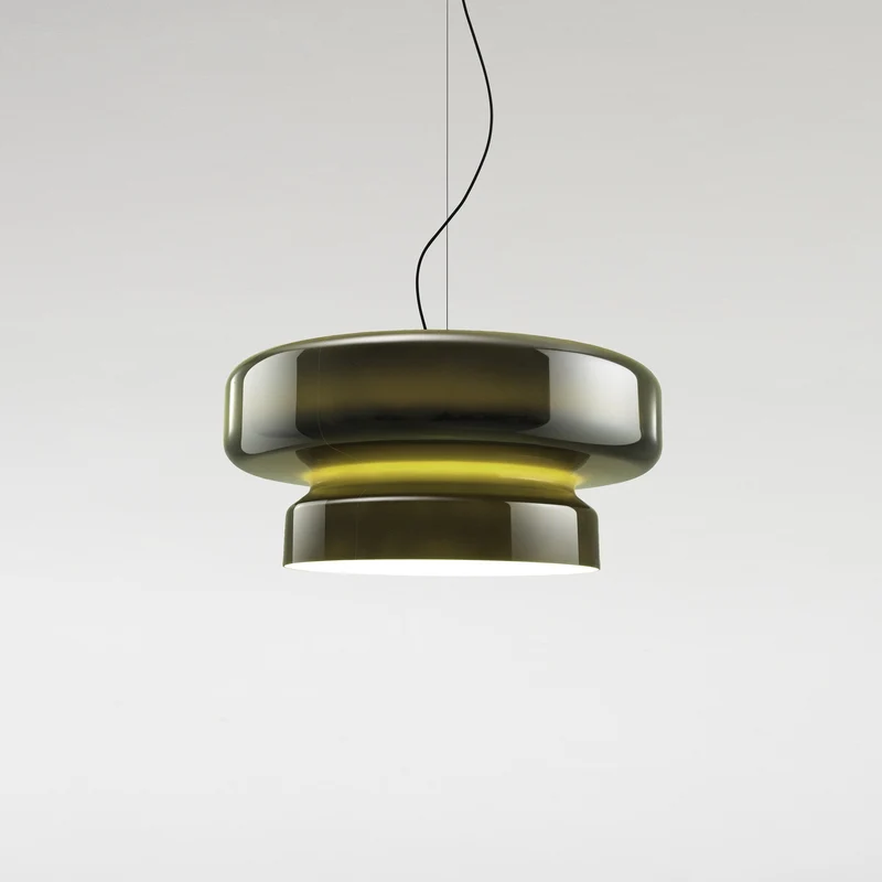 Hanglamp Glas Metaal LED Retro Bruin Eettafel Woonkamer Verstelbaar Snoer Design Verlichting Modern Interieur | Sansoti