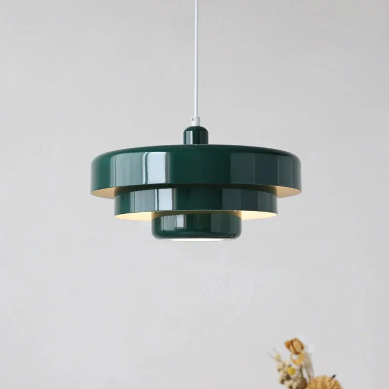 Hanglamp Metaal Gelaagd Ø35cm Oranje E27 Eettafel Woonkamer Retro Design Verlichting Industrieel Modern | Sansoti