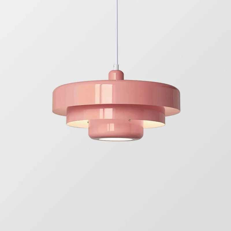 Hanglamp Metaal Gelaagd Ø35cm Oranje E27 Eettafel Woonkamer Retro Design Verlichting Industrieel Modern | Sansoti