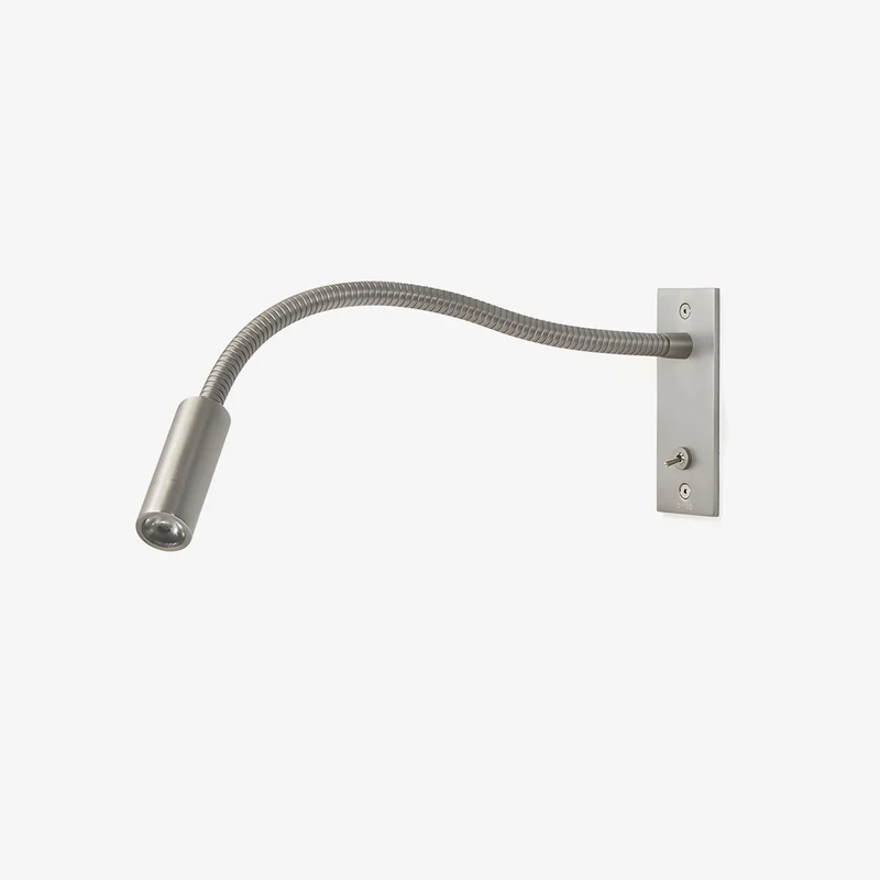 Elezor Flexibele Gooseneck Wandlamp LED Zwart Leeslamp Slaapkamer Bed Wandverlichting Richtbaar Modern Minimalistisch | Sansoti
