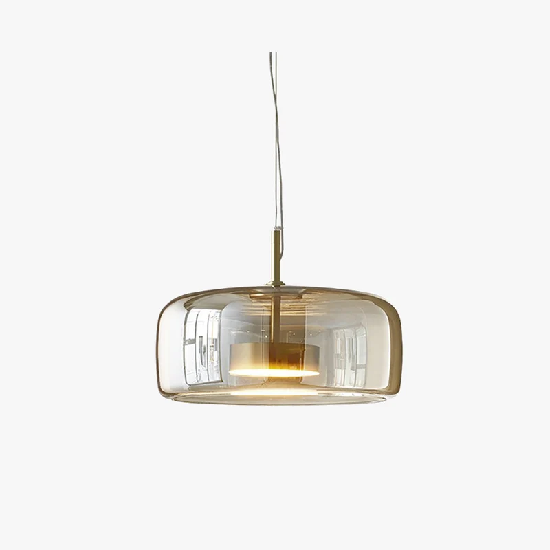 Liodell hanglamp glas messing verstelbaar eettafel woonkamer keuken modern design verlichting | Sansoti