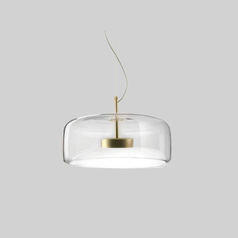 Liodell hanglamp glas messing verstelbaar eettafel woonkamer keuken modern design verlichting | Sansoti