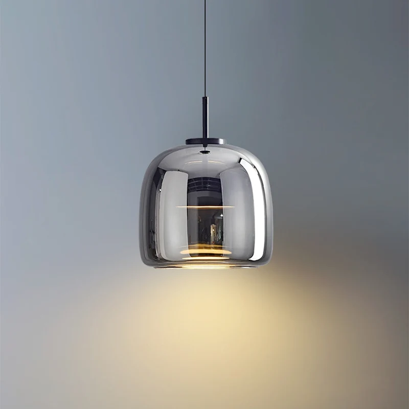 Liodell hanglamp glas messing verstelbaar eettafel woonkamer keuken modern design verlichting | Sansoti