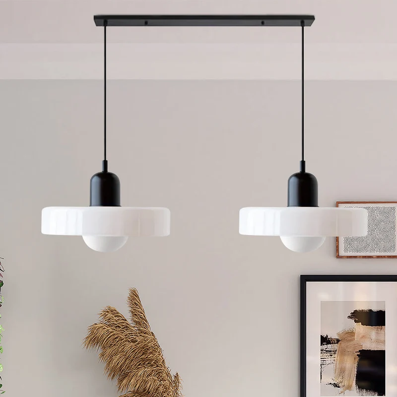Luccon Dubbele Hanglamp Glas G9 35 cm Modern Eettafel Woonkamer Design Verlichting | Sansoti