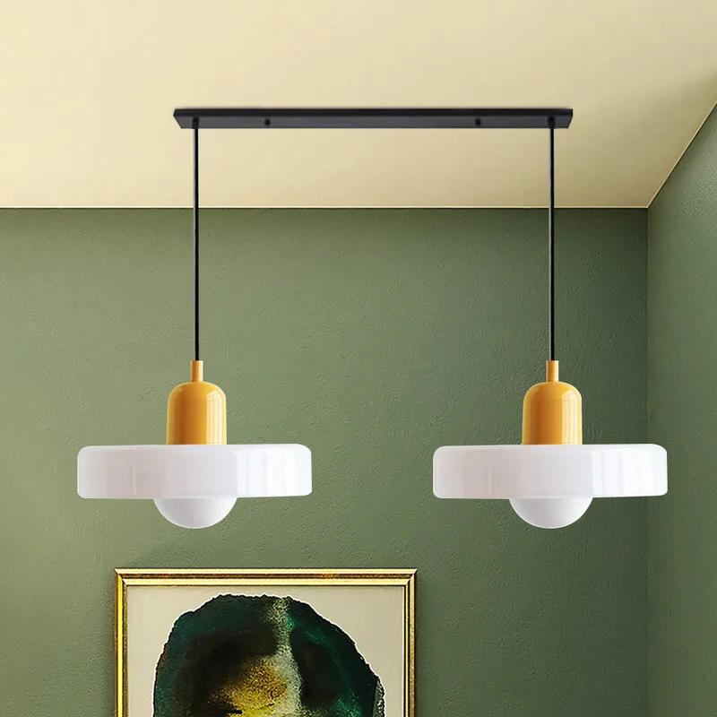 Luccon Dubbele Hanglamp Glas G9 35 cm Modern Eettafel Woonkamer Design Verlichting | Sansoti
