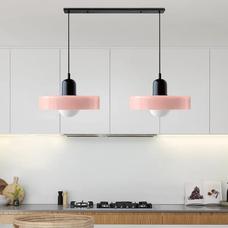 Luccon Dubbele Hanglamp Glas G9 35 cm Modern Eettafel Woonkamer Design Verlichting | Sansoti