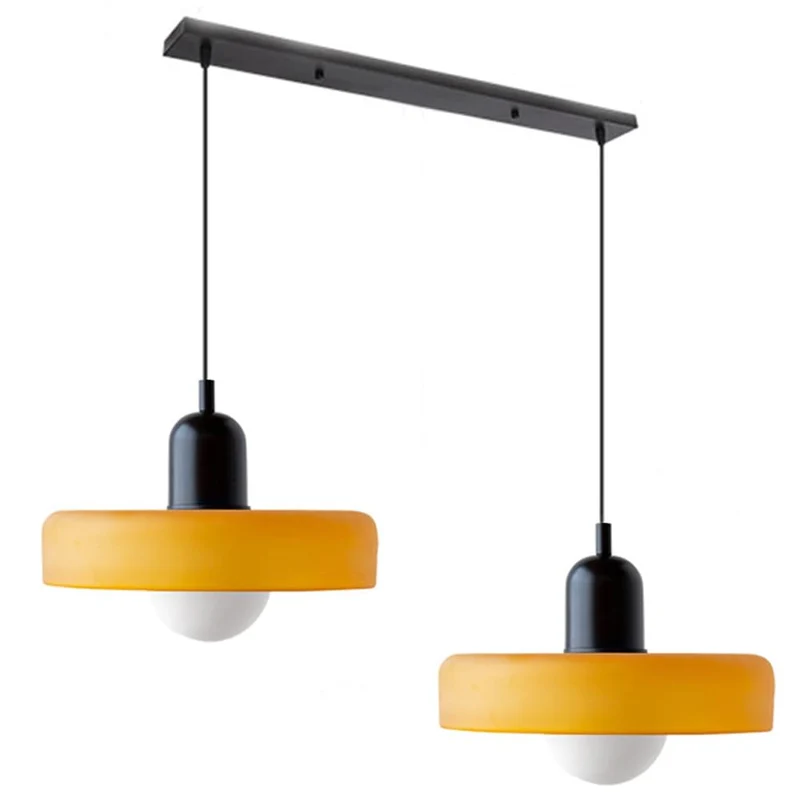 Luccon Dubbele Hanglamp Glas G9 35 cm Modern Eettafel Woonkamer Design Verlichting | Sansoti