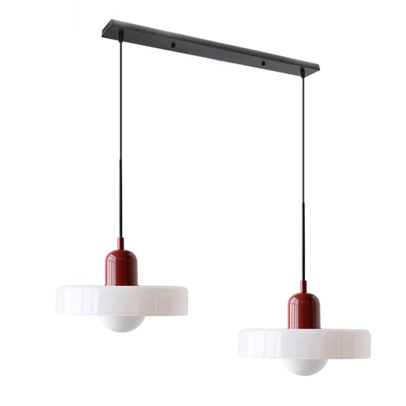 Luccon Dubbele Hanglamp Glas G9 35 cm Modern Eettafel Woonkamer Design Verlichting | Sansoti