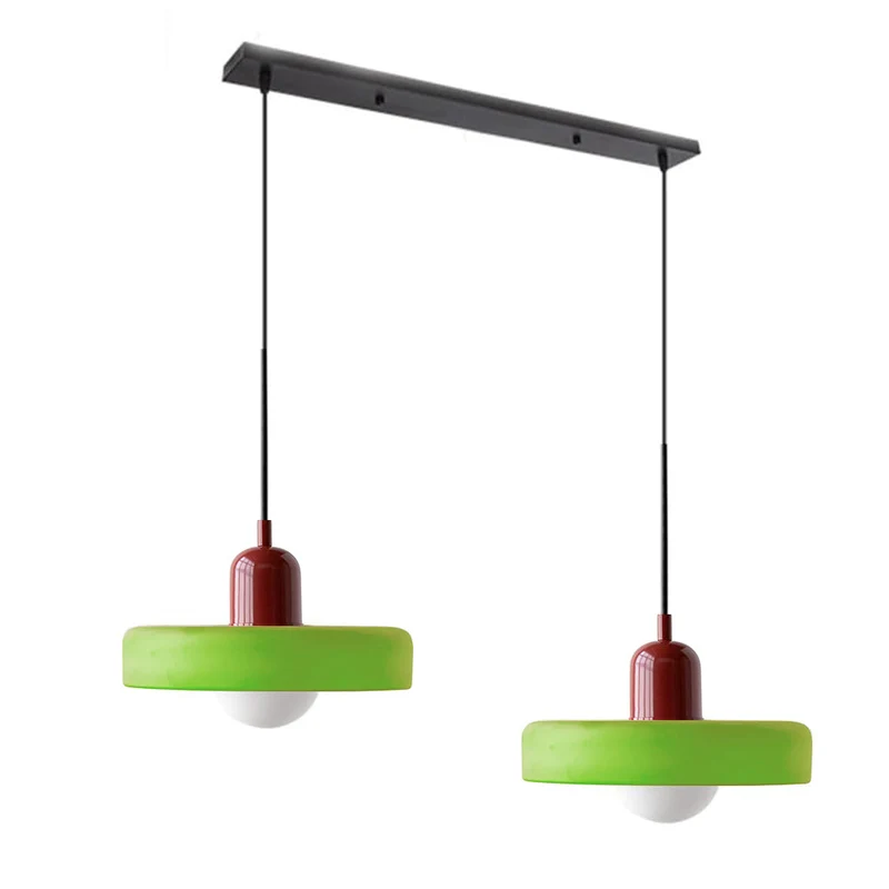 Luccon Dubbele Hanglamp Glas G9 35 cm Modern Eettafel Woonkamer Design Verlichting | Sansoti