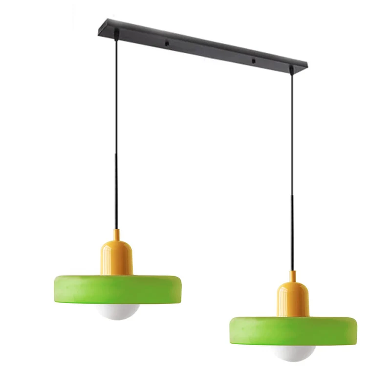 Luccon Dubbele Hanglamp Glas G9 35 cm Modern Eettafel Woonkamer Design Verlichting | Sansoti