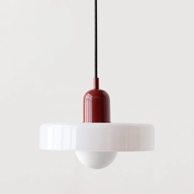 Luccon retro hanglamp glas G9 kleurrijk eettafel keuken verlichting design modern vintage | Sansoti