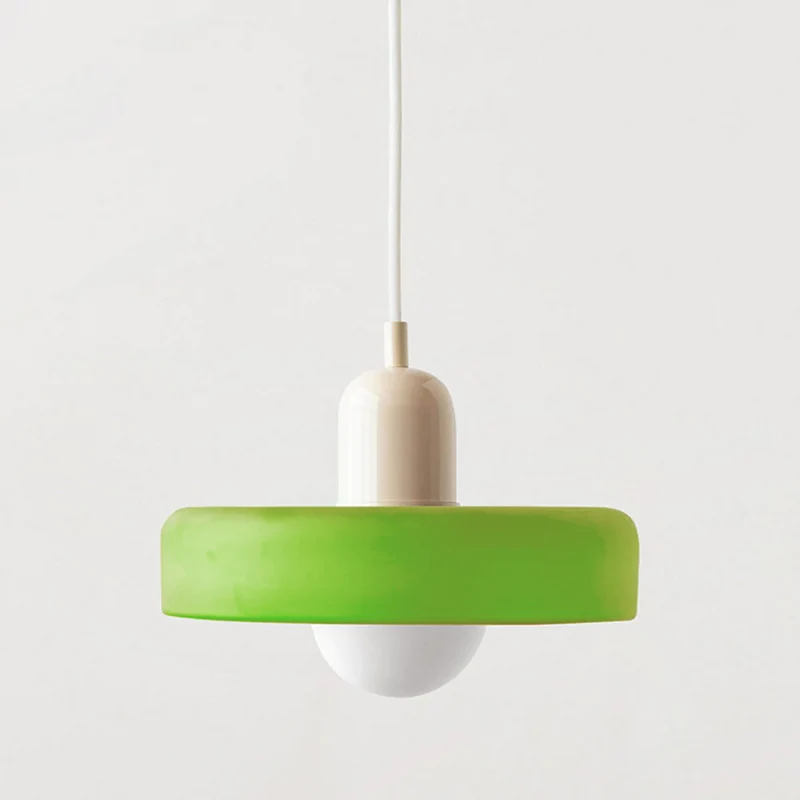 Luccon retro hanglamp glas G9 kleurrijk eettafel keuken verlichting design modern vintage | Sansoti
