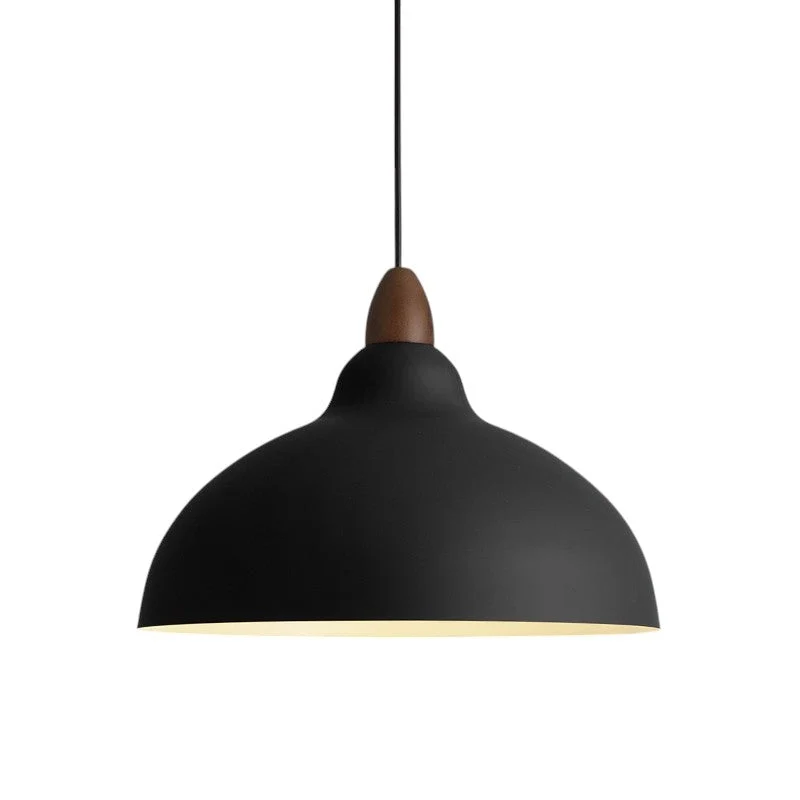 Scandinavische hanglamp hout metaal beige eetkamer keuken verlichting modern minimalistisch design E27 LED verstelbaar | Sansoti