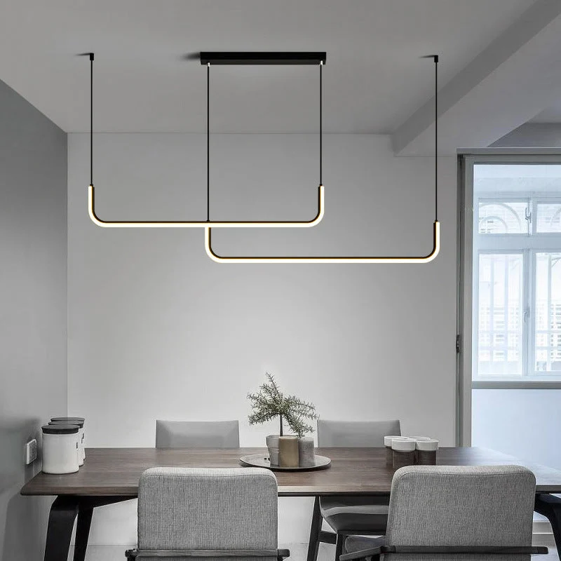 Dumont Bar Hanglamp Metaal Zwart LED Eettafel Kookeiland Moderne Hanglamp Scandinavisch Design | Sansoti