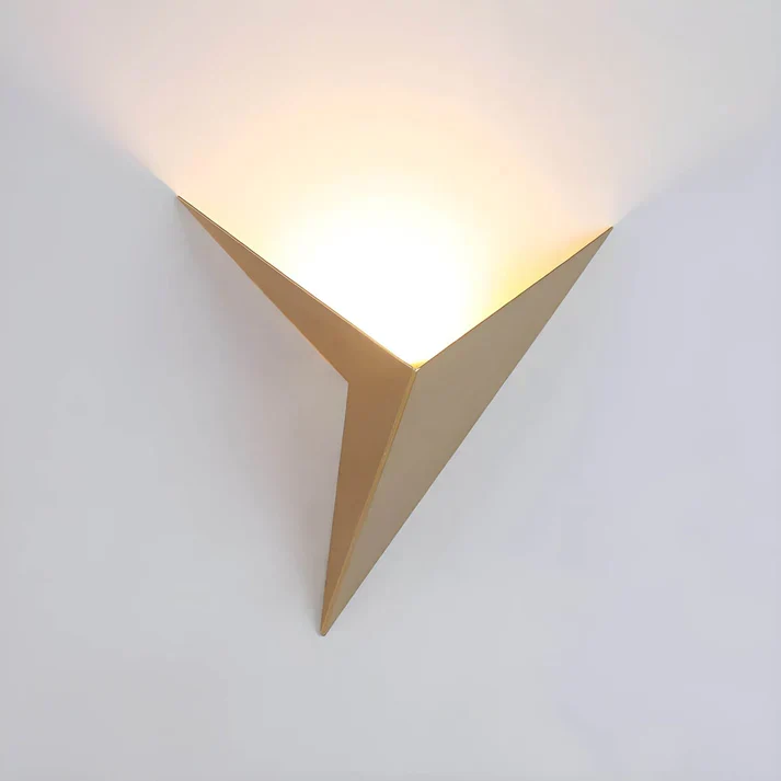 Vogel wandlamp ijzer zwart wandverlichting slaapkamer woonkamer minimalistisch design origami stijl LED | Sansoti