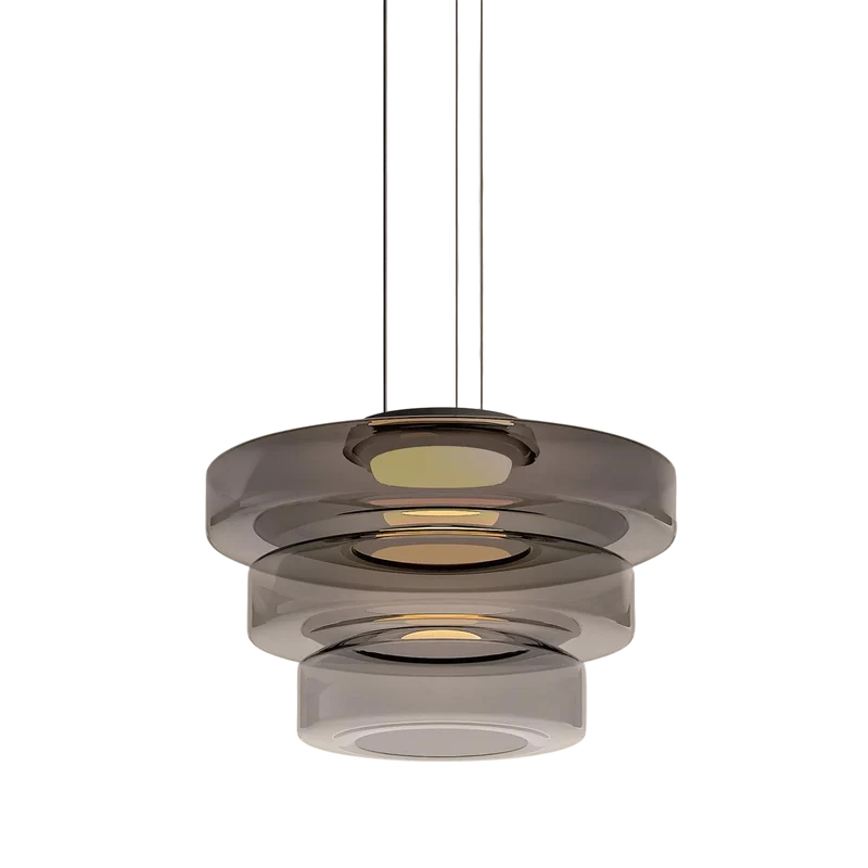 Deens glazen Bauhaus hanglamp handgeblazen glas Ø45cm hanglamp eetkamer woonkamer design verlichting modern minimalistisch | Sansoti