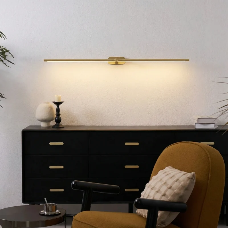 Badkamer Bar Wandlamp LED Aluminium Acryl Warm Wit Spiegel Verlichting 70-130 cm Wandlamp Badkamer Modern Lineair | Sansoti