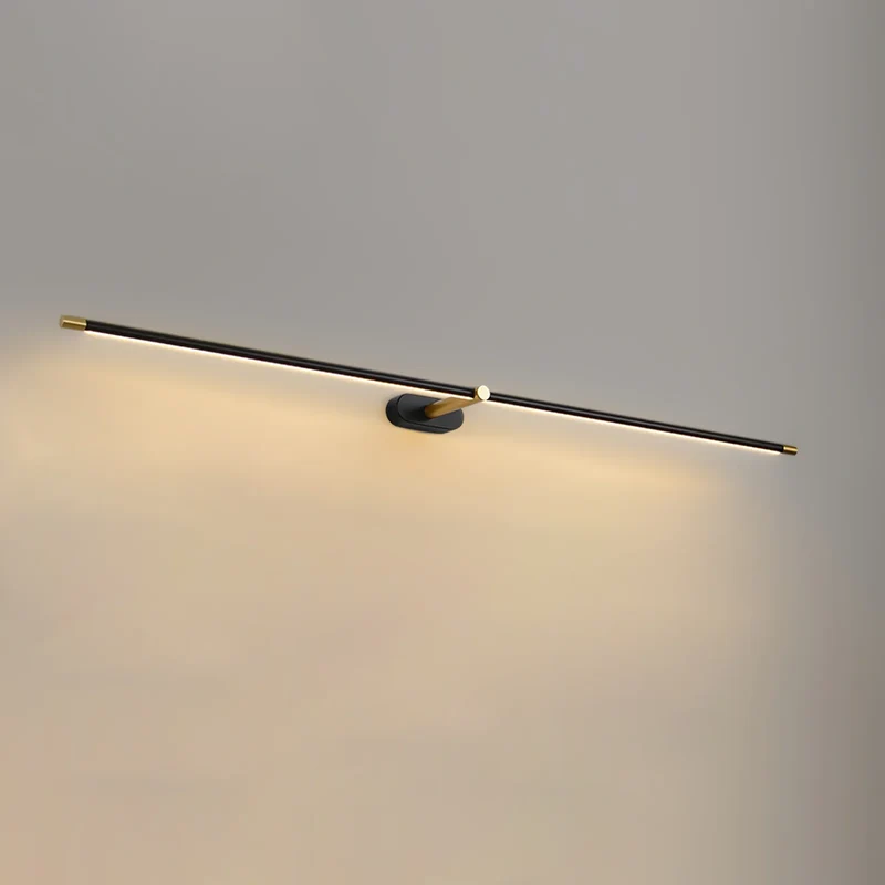 Badkamer Bar Wandlamp LED Aluminium Acryl Warm Wit Spiegel Verlichting 70-130 cm Wandlamp Badkamer Modern Lineair | Sansoti