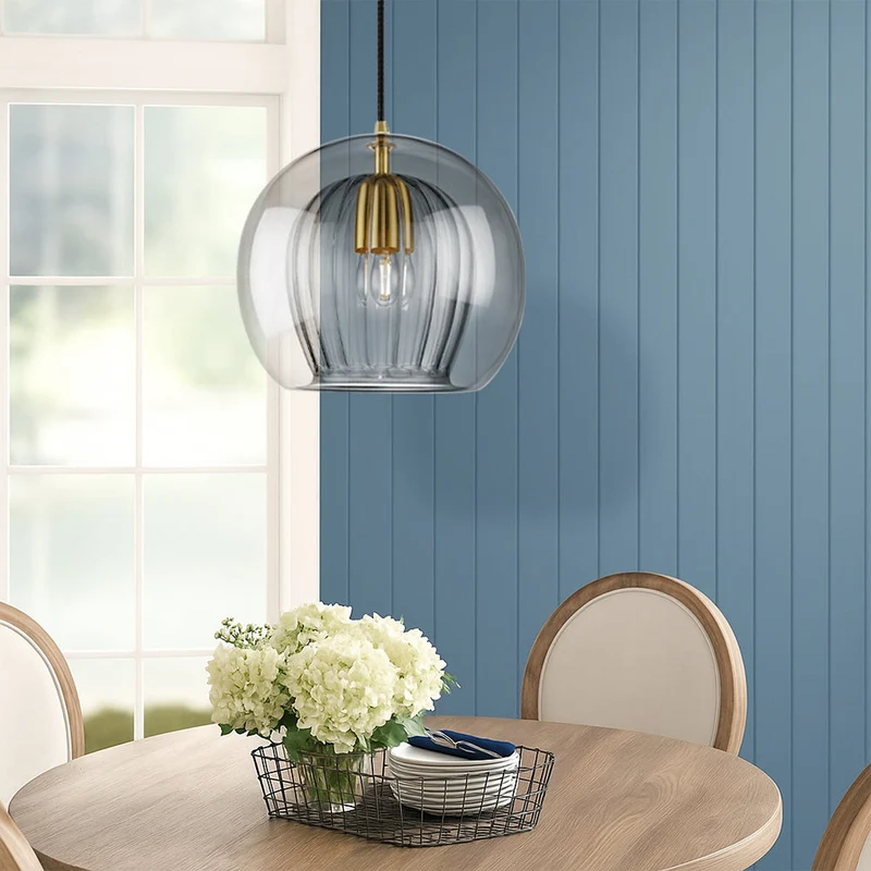 Hira glazen hanglamp E14 transparant keukeneiland eettafel moderne verlichting design lamp bar keuken verlichting | Sansoti
