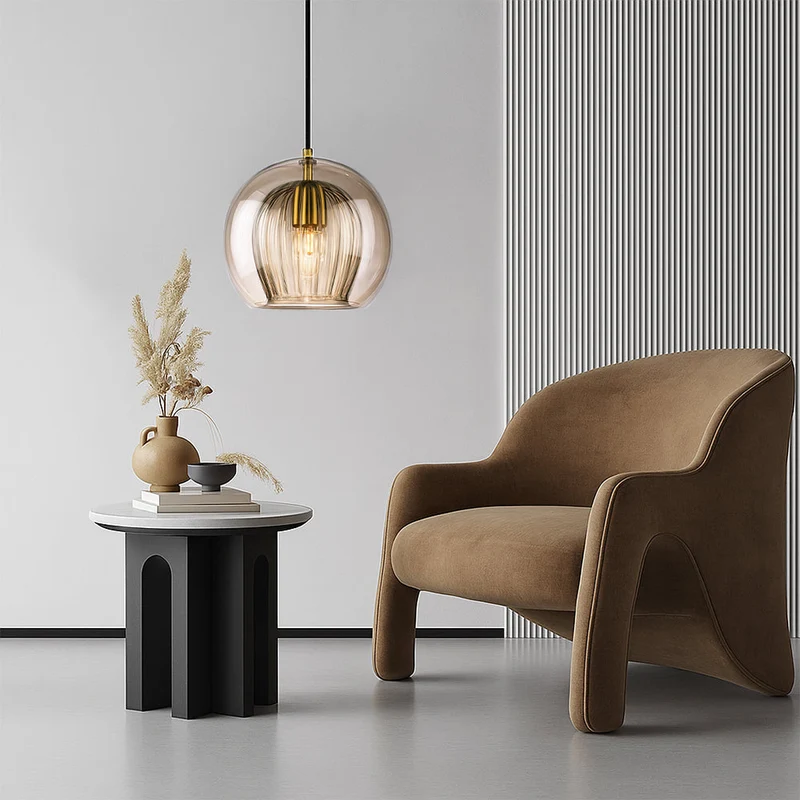 Hira glazen hanglamp E14 transparant keukeneiland eettafel moderne verlichting design lamp bar keuken verlichting | Sansoti