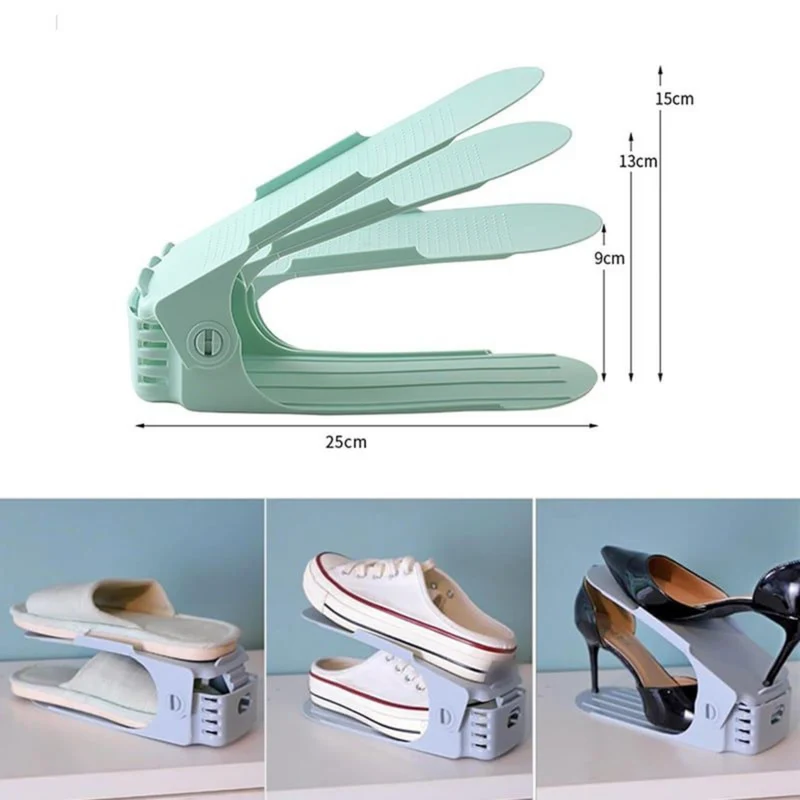 Schoenenrek – Ruimtebesparend Organizer voor Alle Schoentypes – Verstelbaar en Antislip | Sansoti
