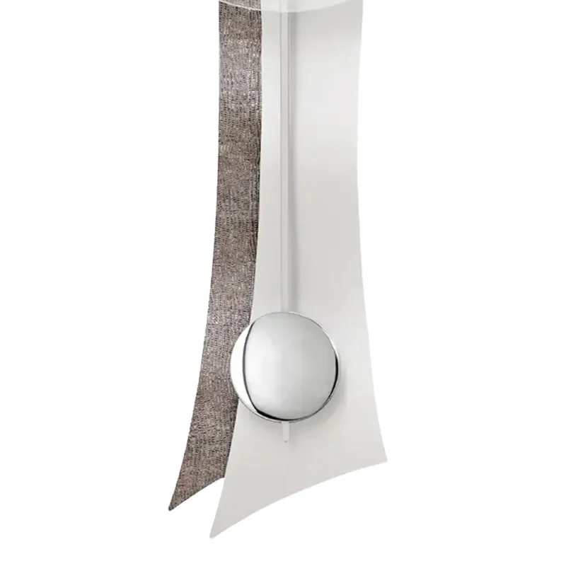AMS W7426 Wanduhr Kunstleder • Quarz-Pendelwerk • Geschwungenes Holzgehäuse
