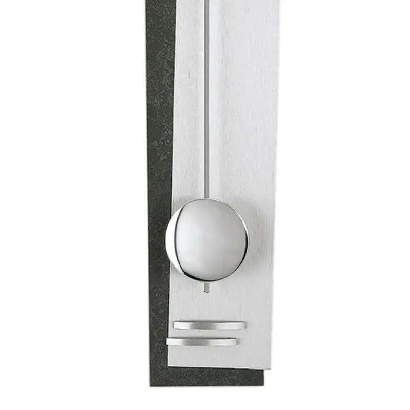 AMS W7255 Wanduhr Schiefer • Quarz-Pendelwerk • Mineralglas