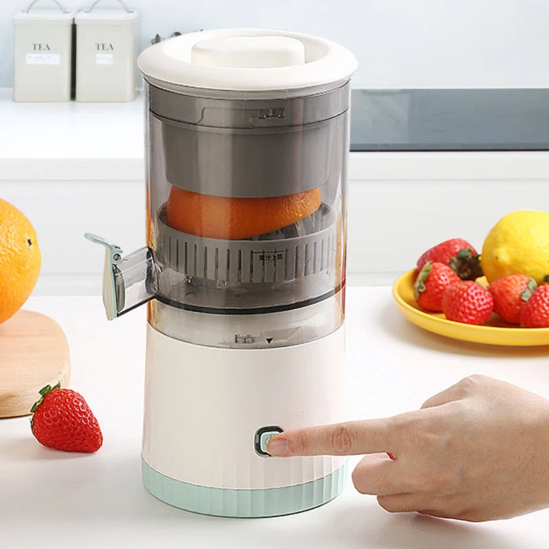 Draagbare Sappers – Oplaadbaar met Krachtige Motor – Compacte Citruspers voor Verse Smoothies Thuis of Onderweg | Sansoti