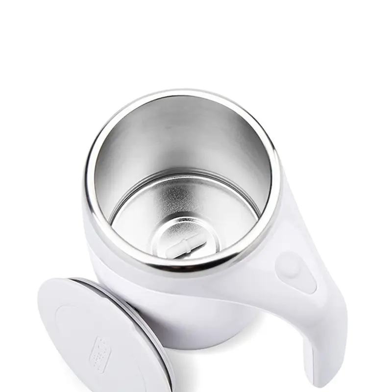 Zelfroerende Thermosbeker 400ml – Automatisch Mixende Reisbeker met Verwarmfunctie | Sansoti