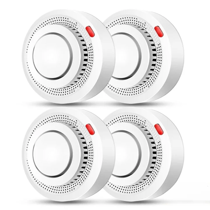 WiFi Rookmelder met 85dB Alarm Compact Veiligheid Thuis Kantoor Rookdetectie Warmtedetectie Wand Plafond | Sansoti