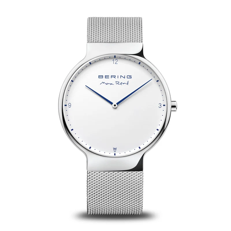 Bering Max René 15540-004 Herrenuhr Silber • Saphirglas • Wechselarmband-System