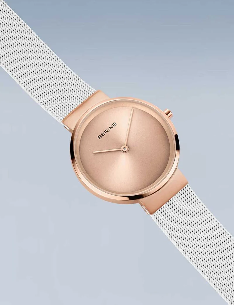 Bering Classic 14531-266 Damenuhr Roségold • Saphirglas • Milanaise-Armband