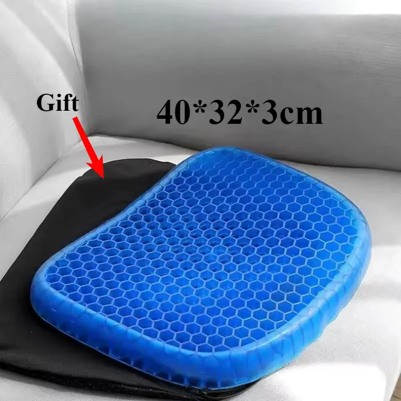 Orthopedisch Gelkussen Zitcomfort Drukverlichting Stuitbeen Bureaustoel Auto Rolstoel Memory Foam Zitkussen | Sansoti