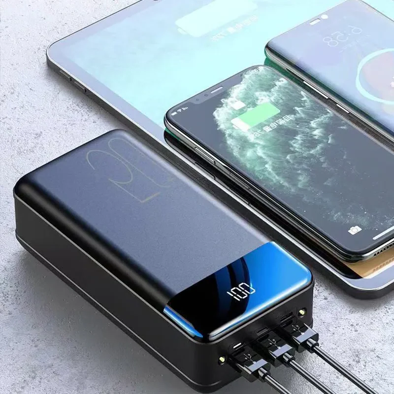 Draagbare Powerbank 50000mAh Snelladen Meerdere Apparaten Noodstroom USB Oplader Reizen Camping Outdoor | Sansoti