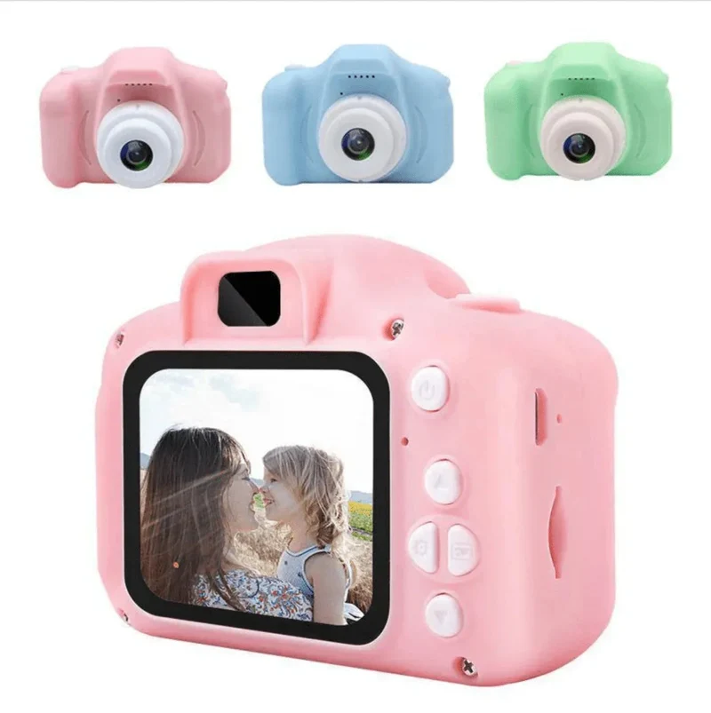Kindercamera 12MP Robuust Ontdekken Creatief Fotograferen Intuïtieve Bediening Compact Kindvriendelijk | Sansoti
