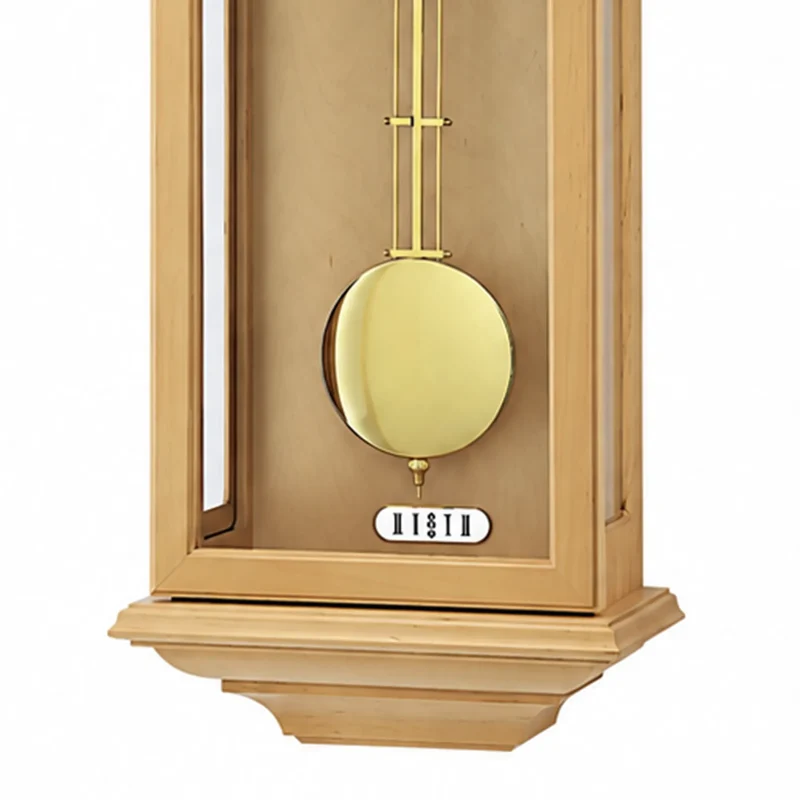 AMS Regulator R696/16 Wanduhr Erle • 14-Tage BimBam Schlagwerk • Massivholzgehäuse Erle